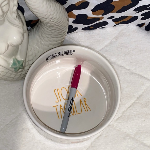 PEANUTS ✖️ RAE DUNN SNOOPY CERAMIC DOG BOWL DISH 🐶 - Picture 4 of 5